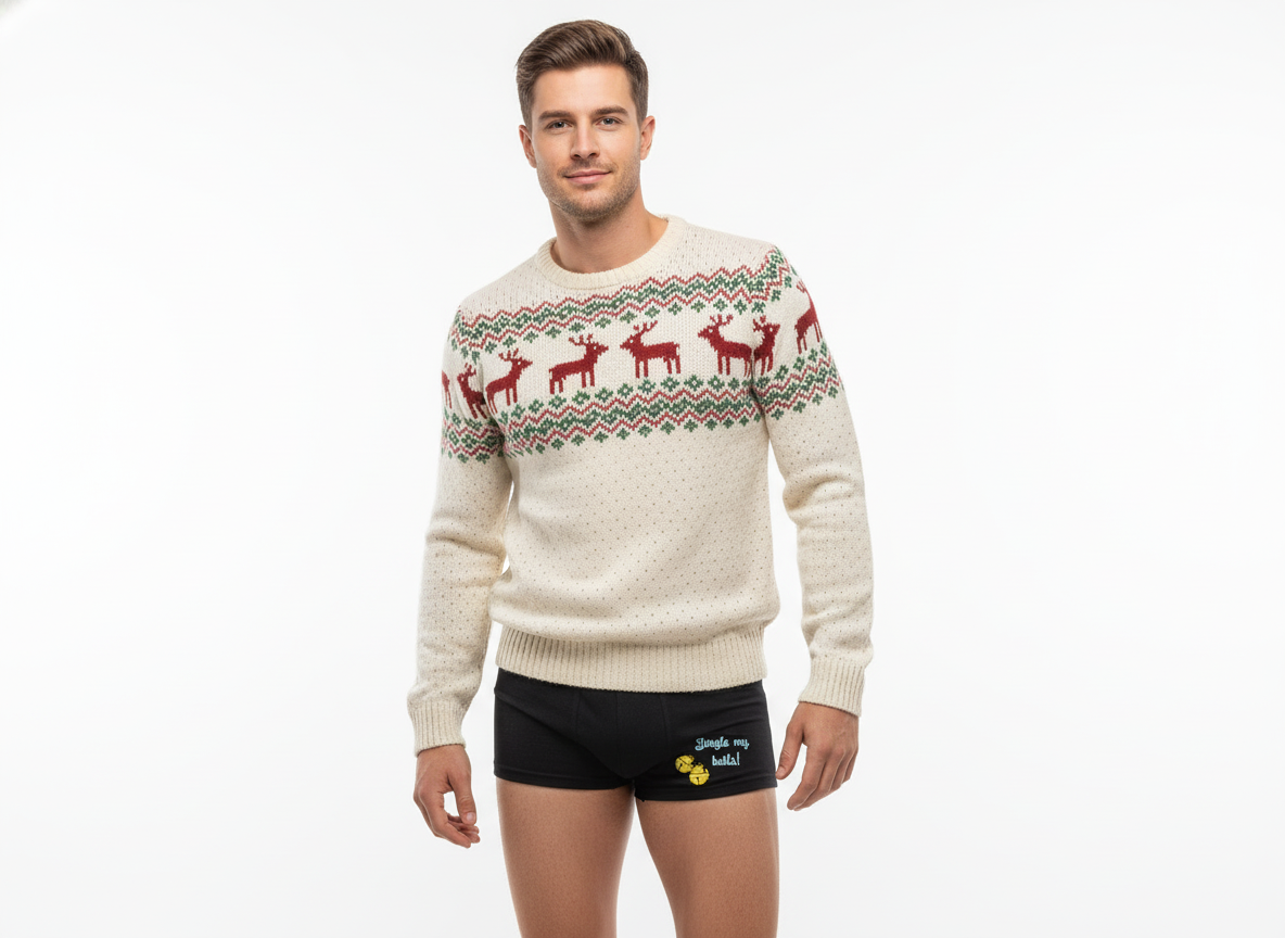 Hilarous mens secret santa boxer shorts rude