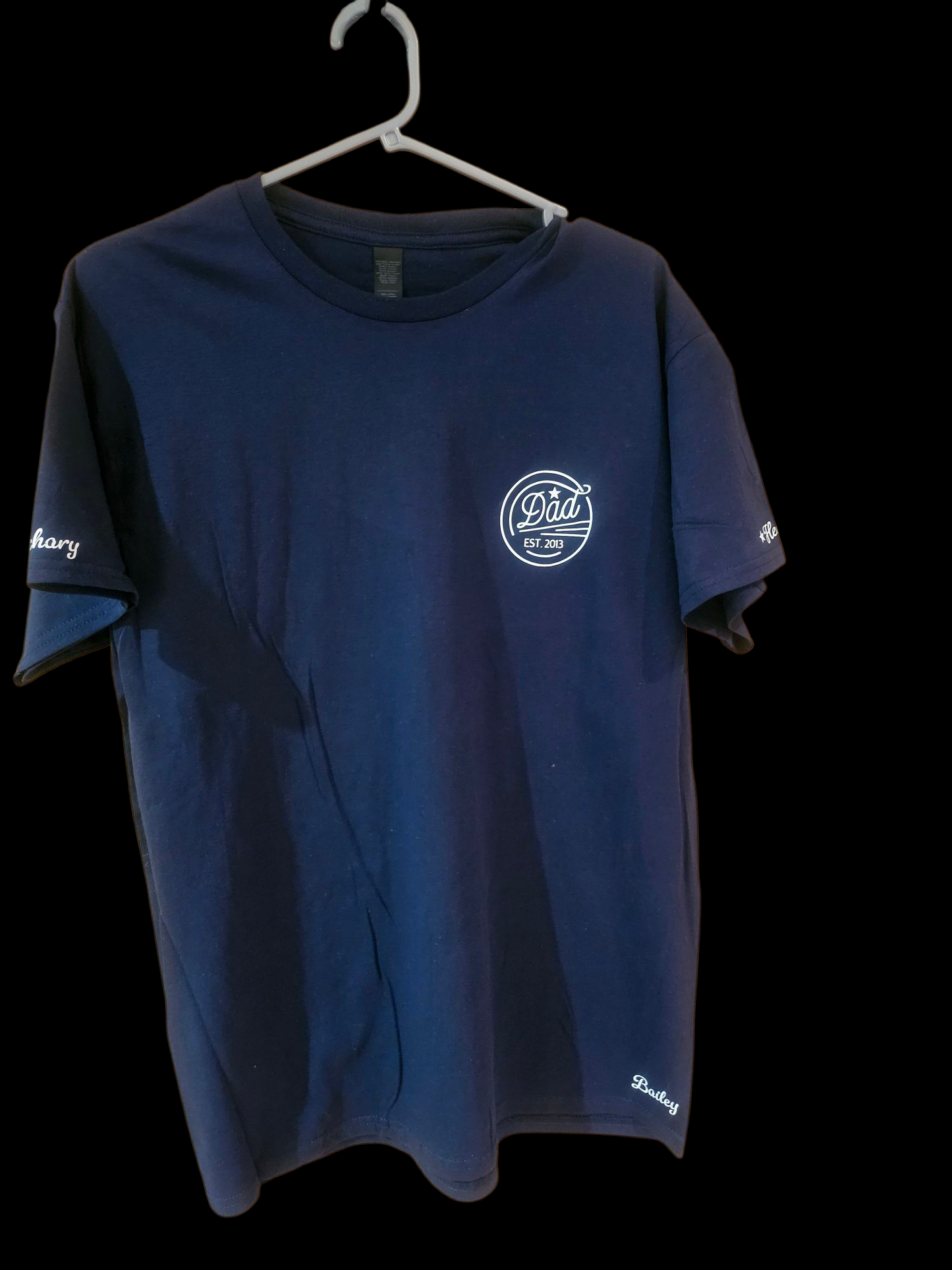 Dad Est personalised t shirt