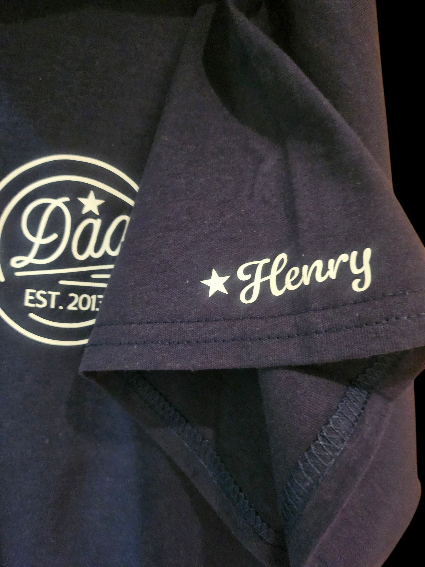 Dad Est personalised t shirt