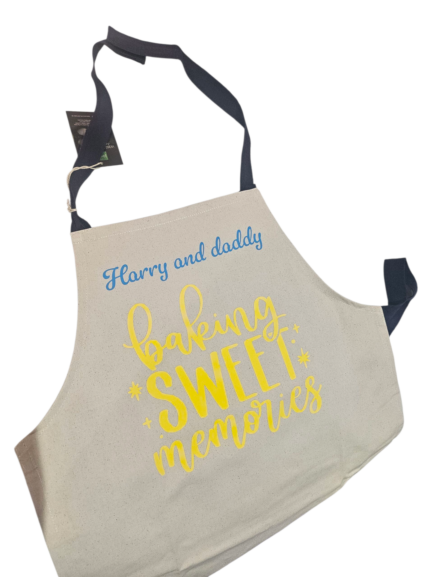 Childrens personalised apron