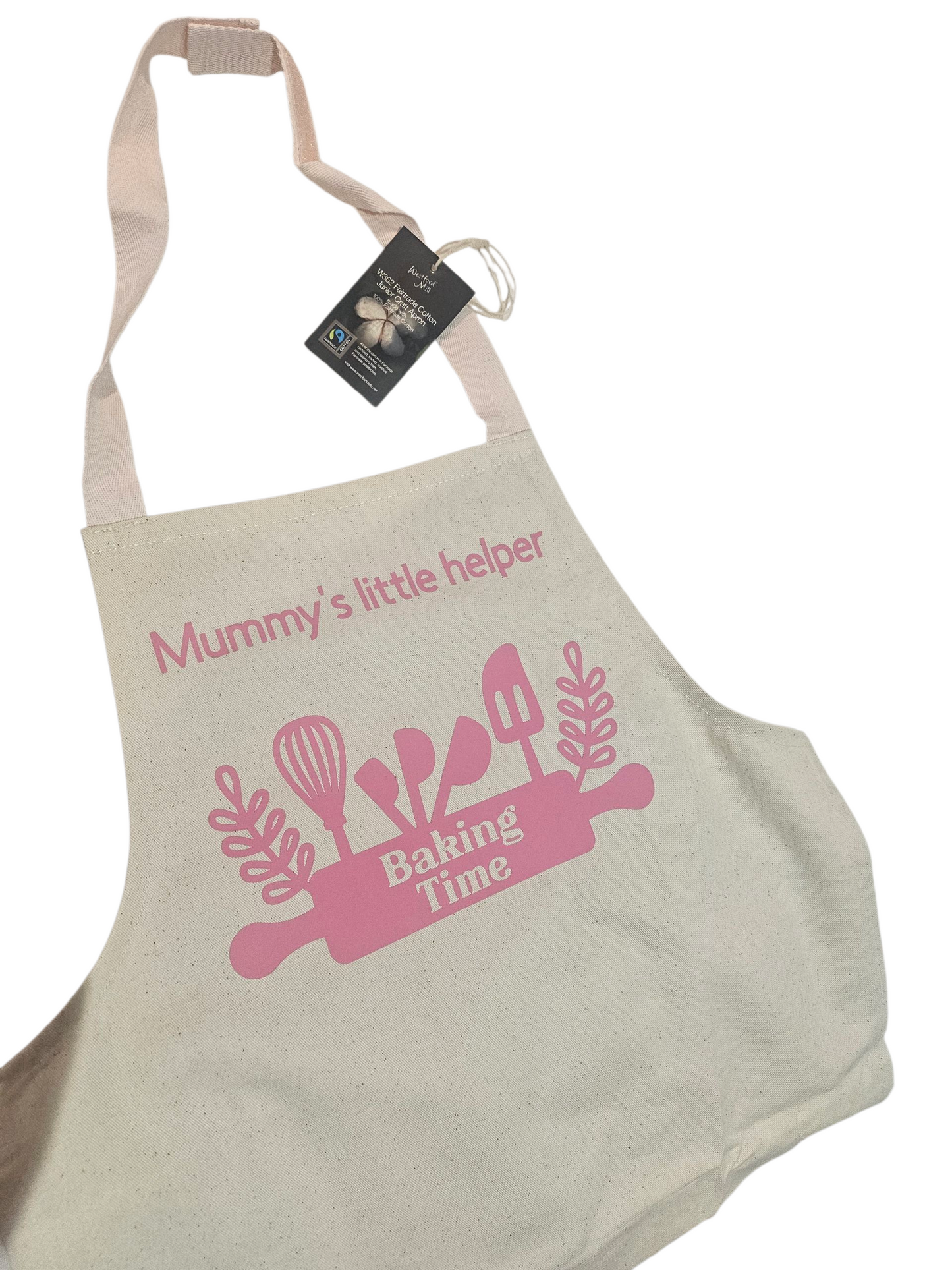 Childrens personalised apron
