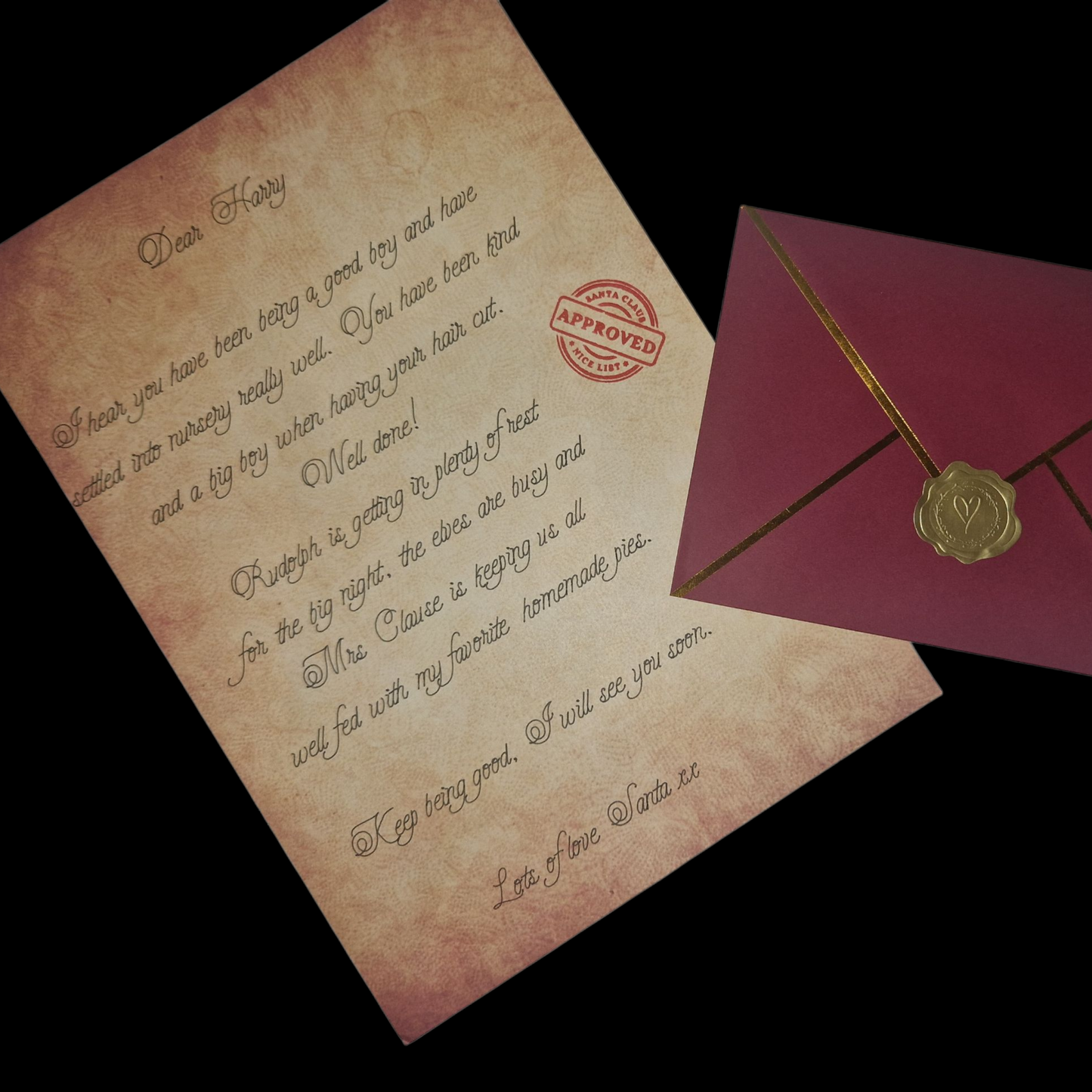 Personalised Letter from santa - INC P+P