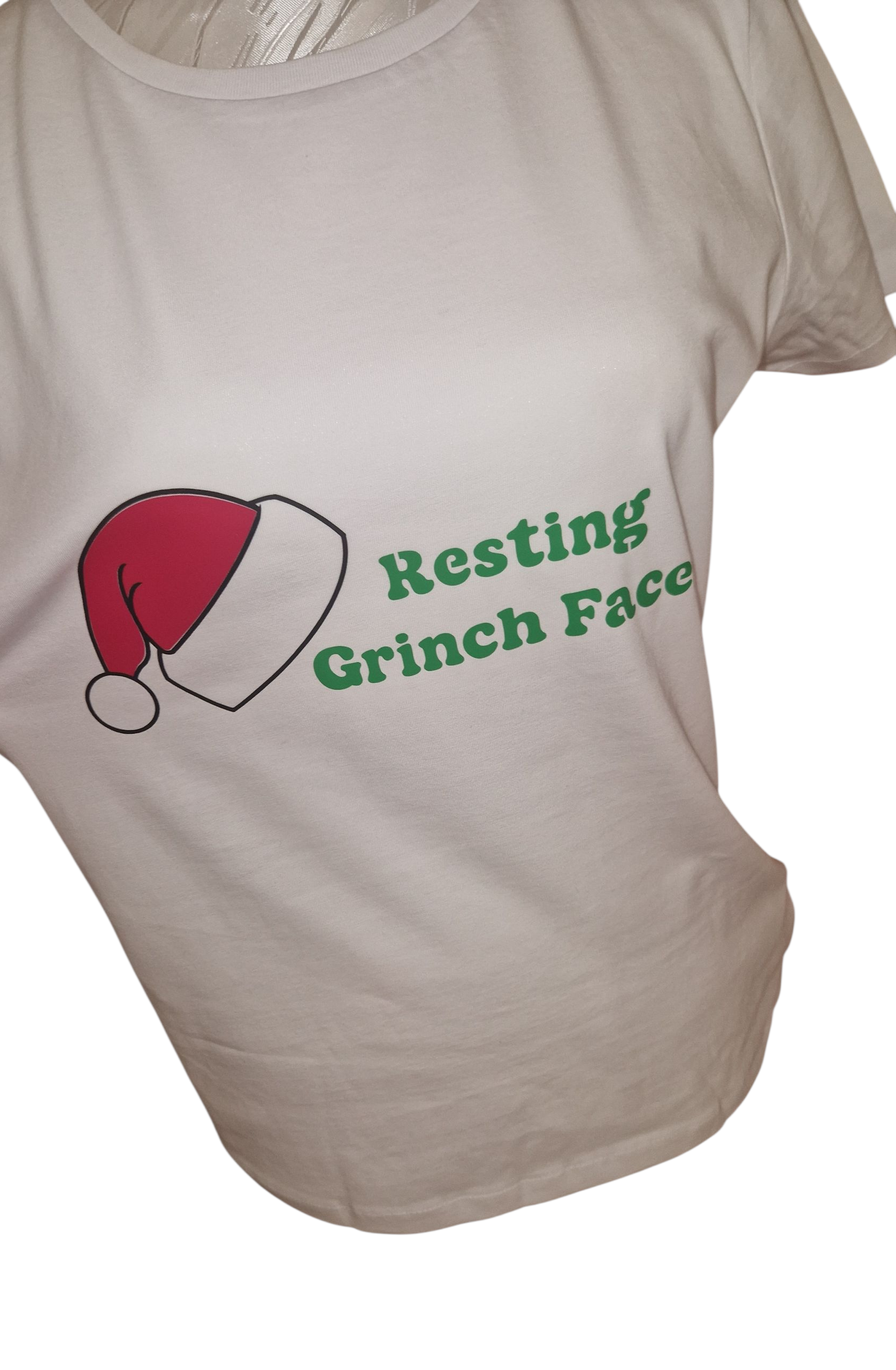 Funny, resting grinch face, womens t-shirt