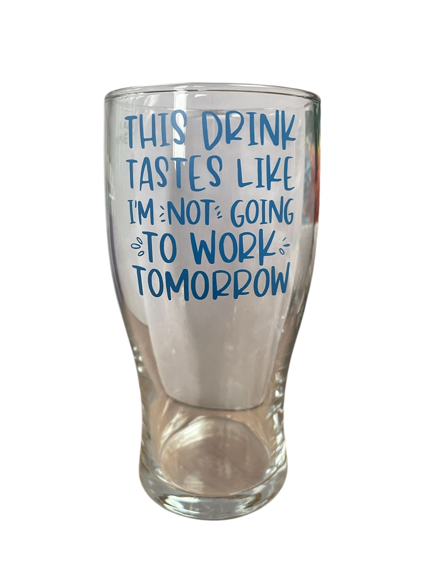 Not going to work glass