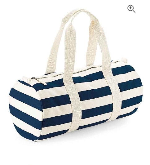 Westford mill personalised Nautical barrel bag