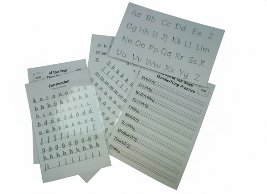 Reusable, Eco-friendly, personalised handwriting sheets 