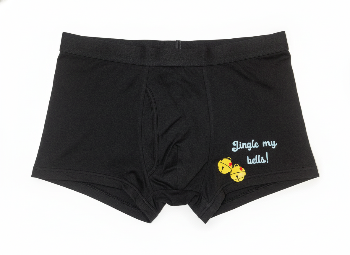 Funny, rude mens xmas boxers. Secret santa